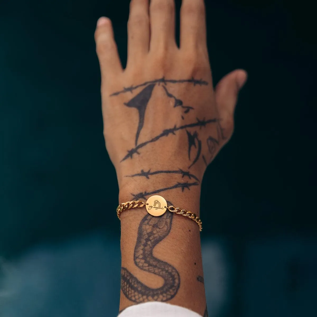 Handwriting/Drawing Chain Bracelet
