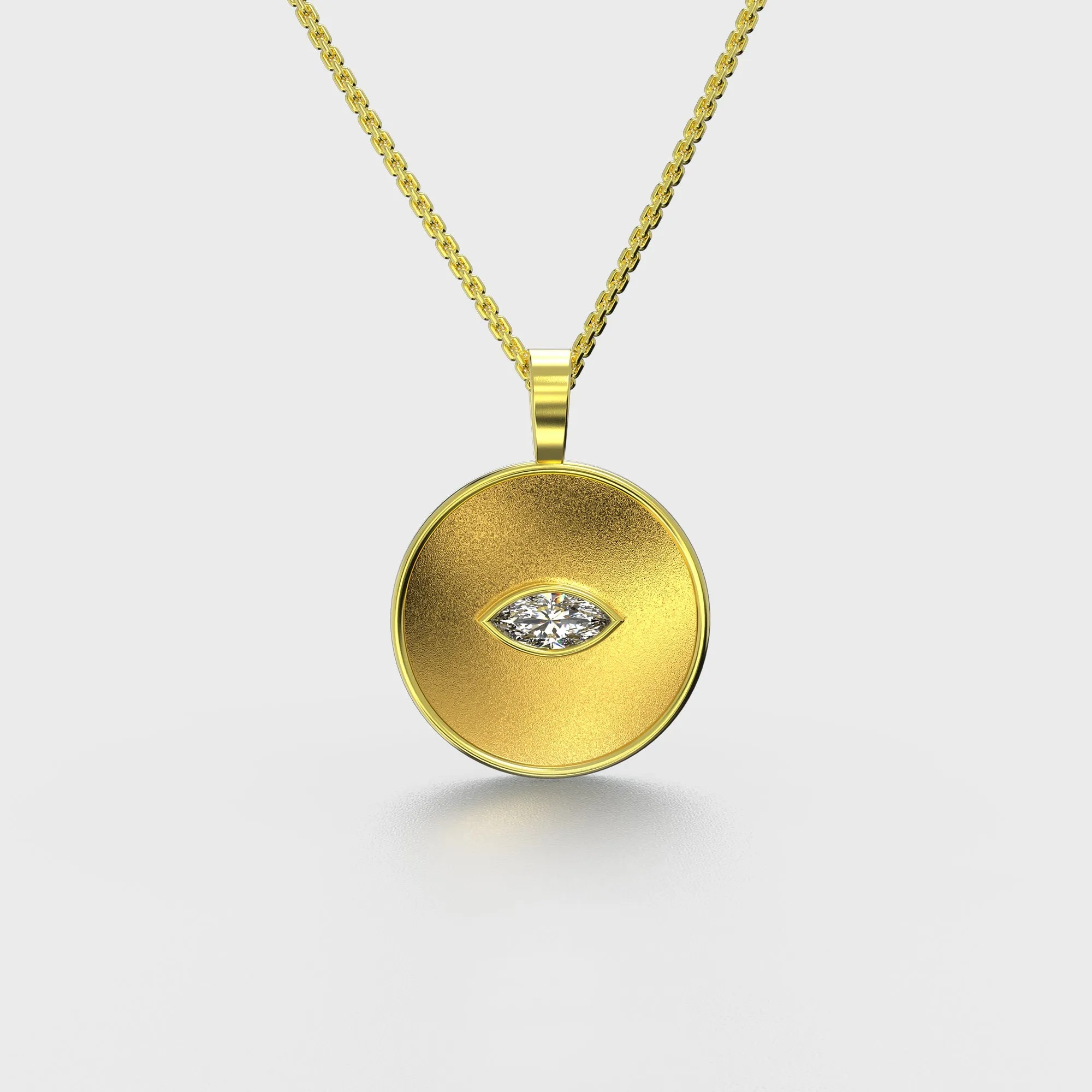 Havana Coin Marquise YG, 21mm