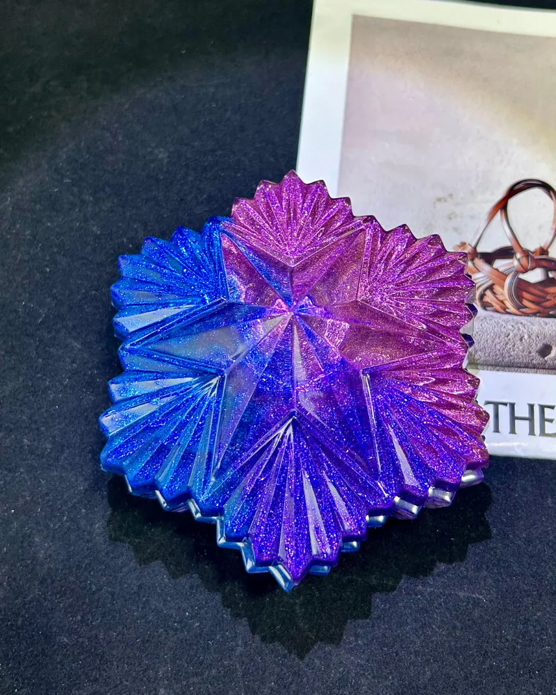 Hexagram Resin Jar