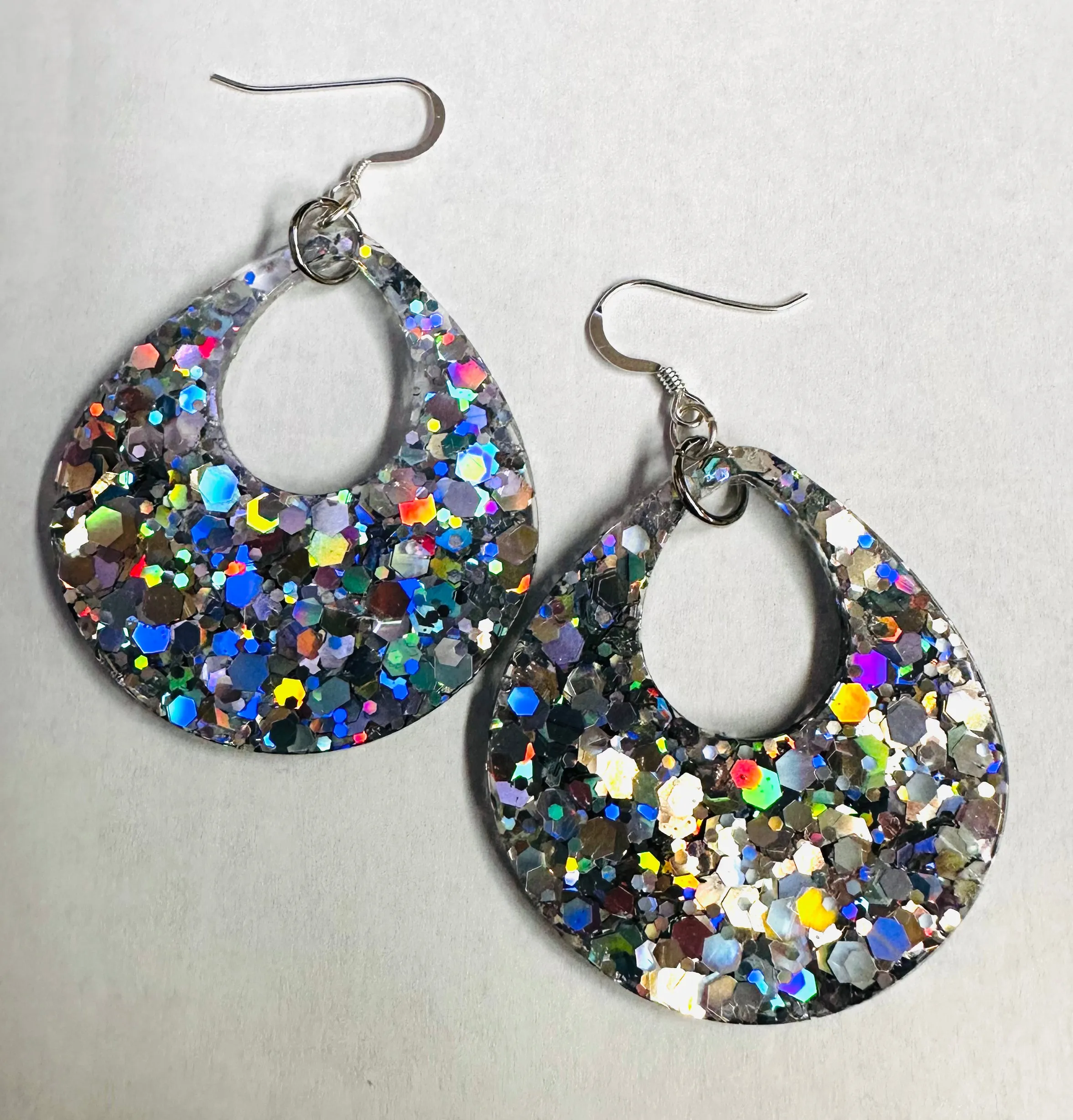 Holographic Glitter Earrings