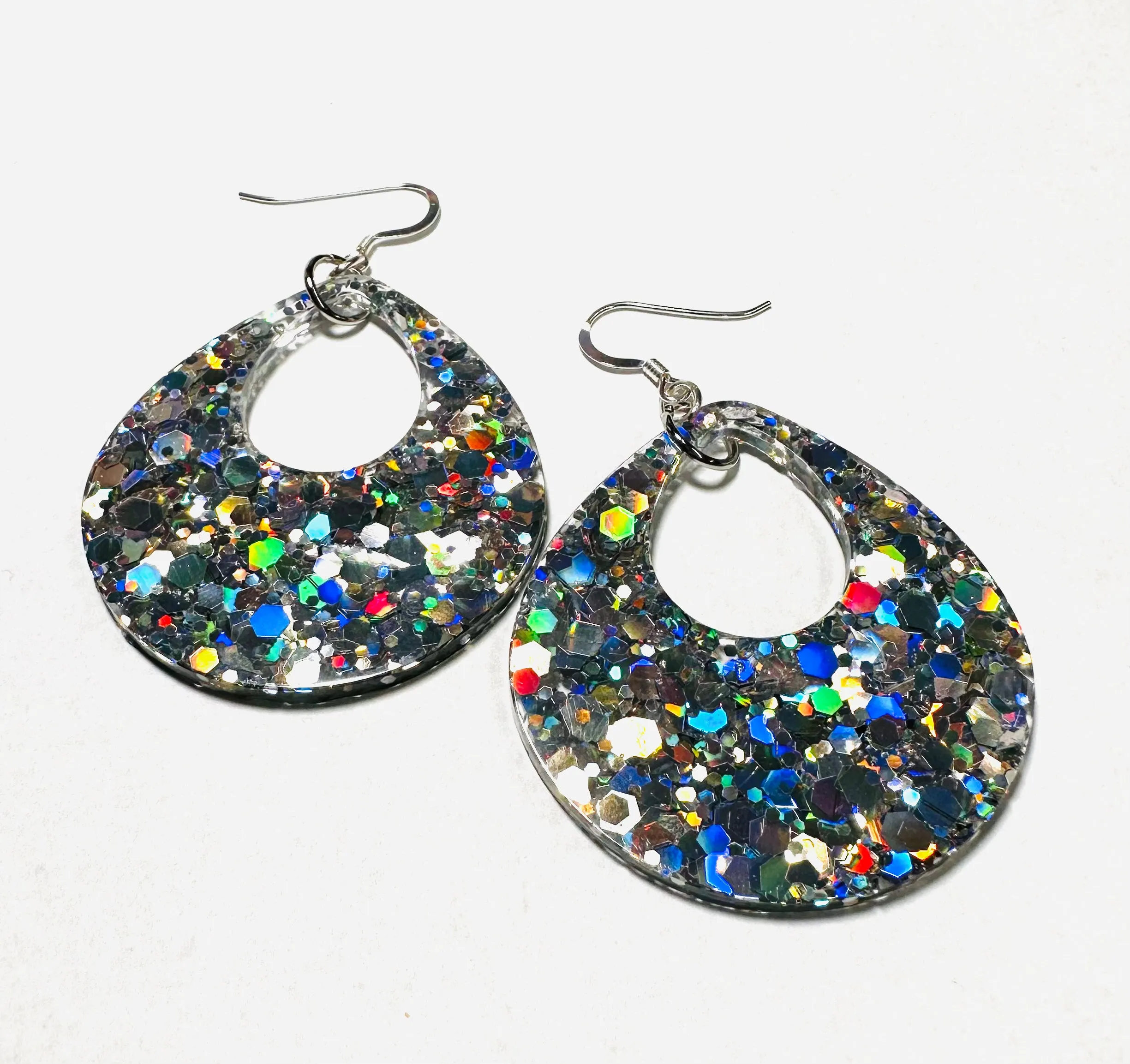 Holographic Glitter Earrings