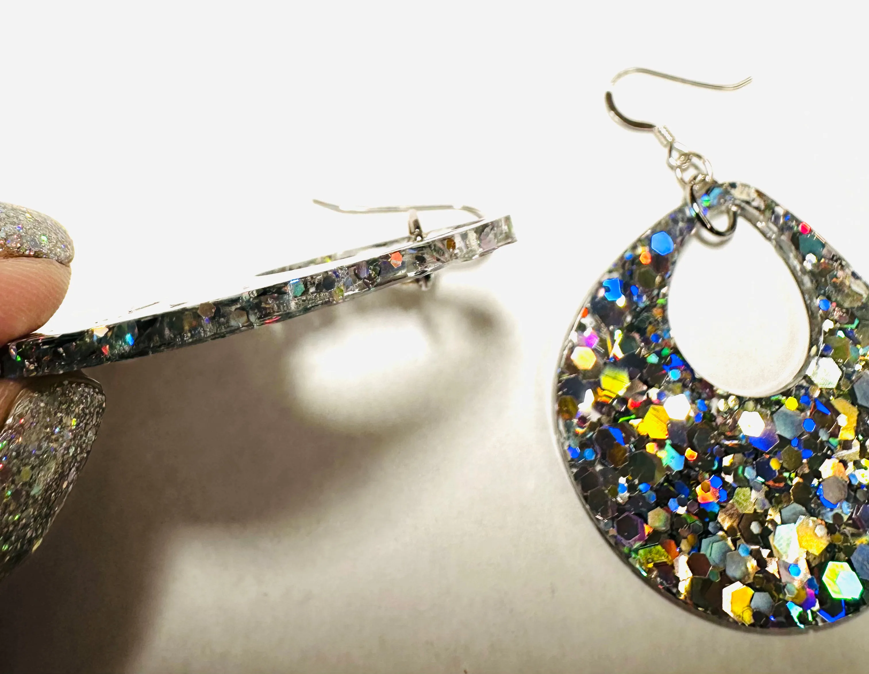 Holographic Glitter Earrings