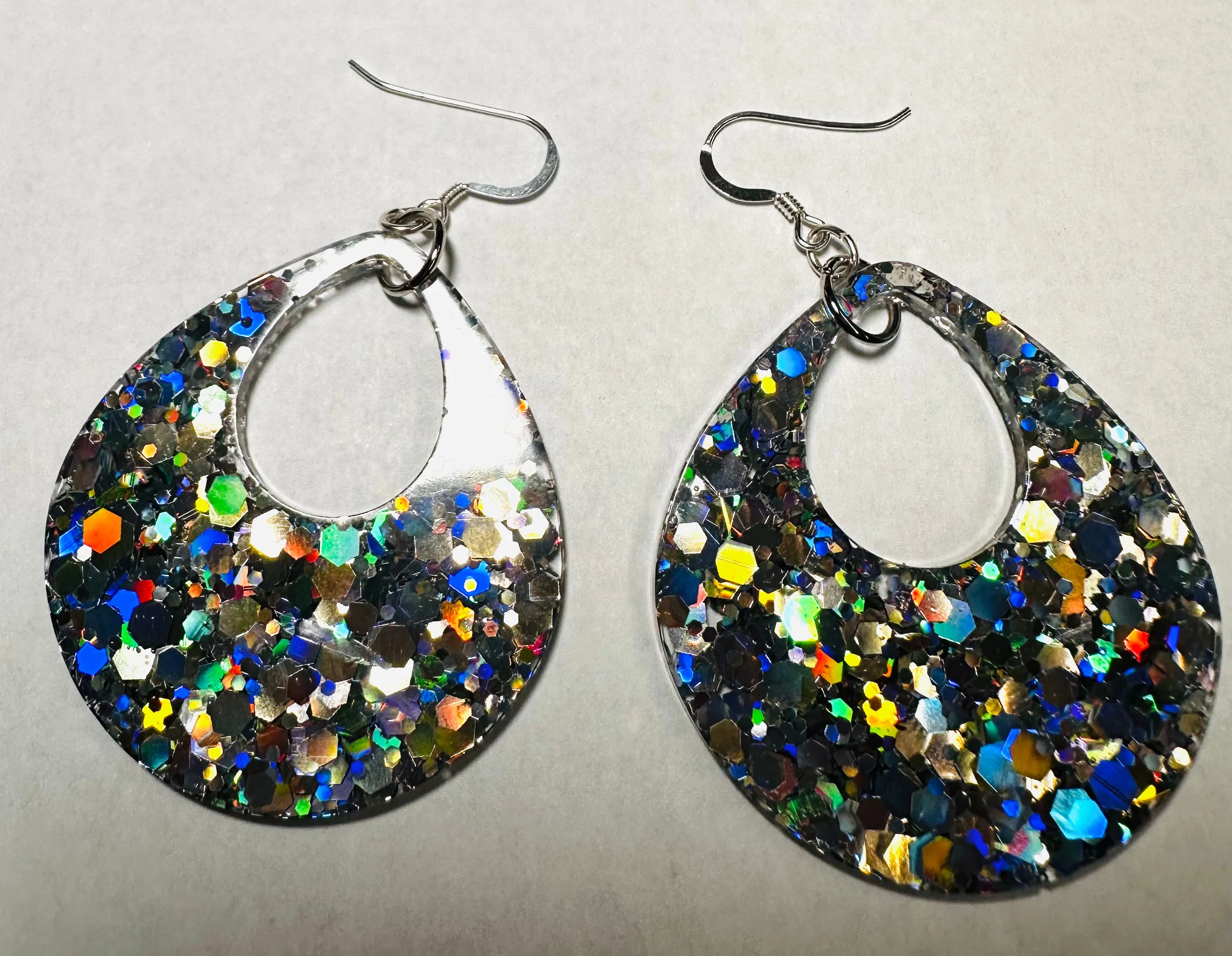 Holographic Glitter Earrings