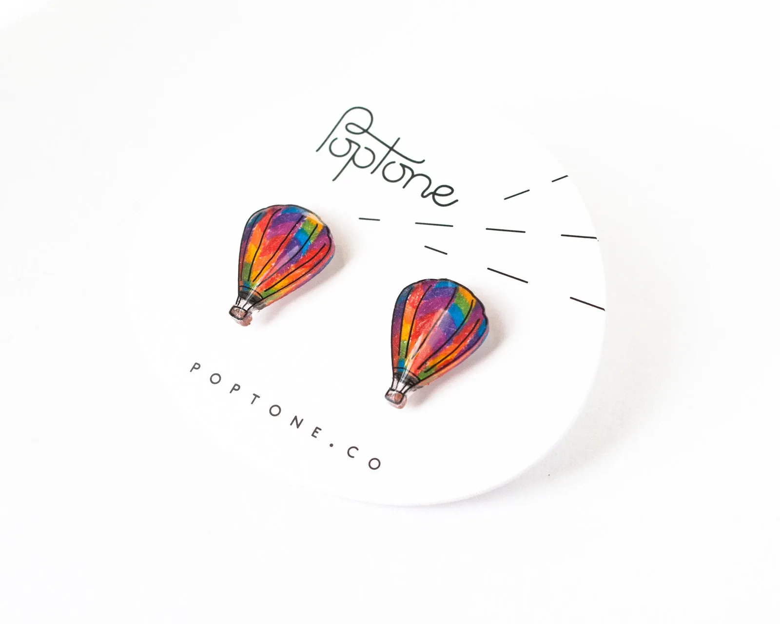 Hot Air Balloon Stud Earrings