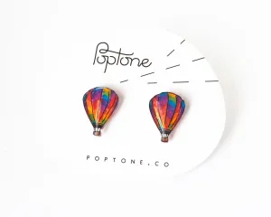 Hot Air Balloon Stud Earrings