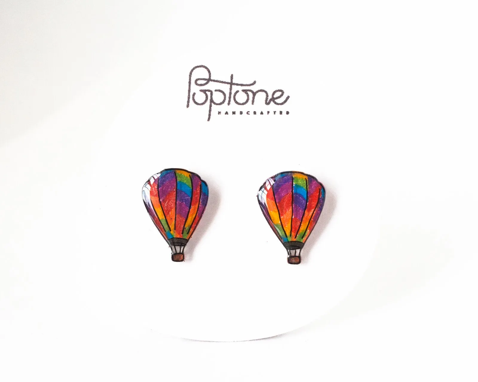 Hot Air Balloon Stud Earrings