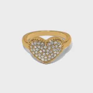 Illumina Celeste Heart Ring Gold