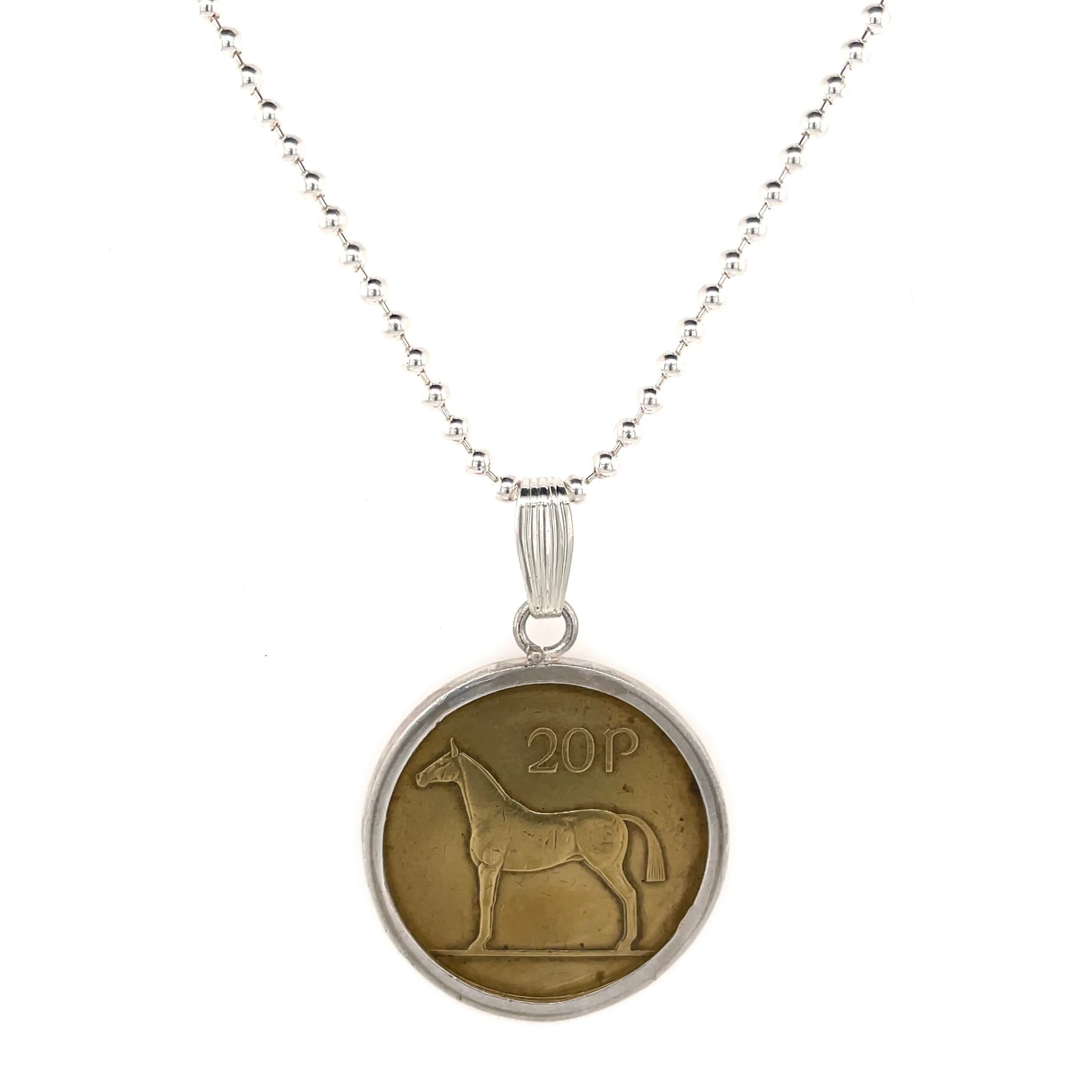 Irish 20 Pence Coin Necklace