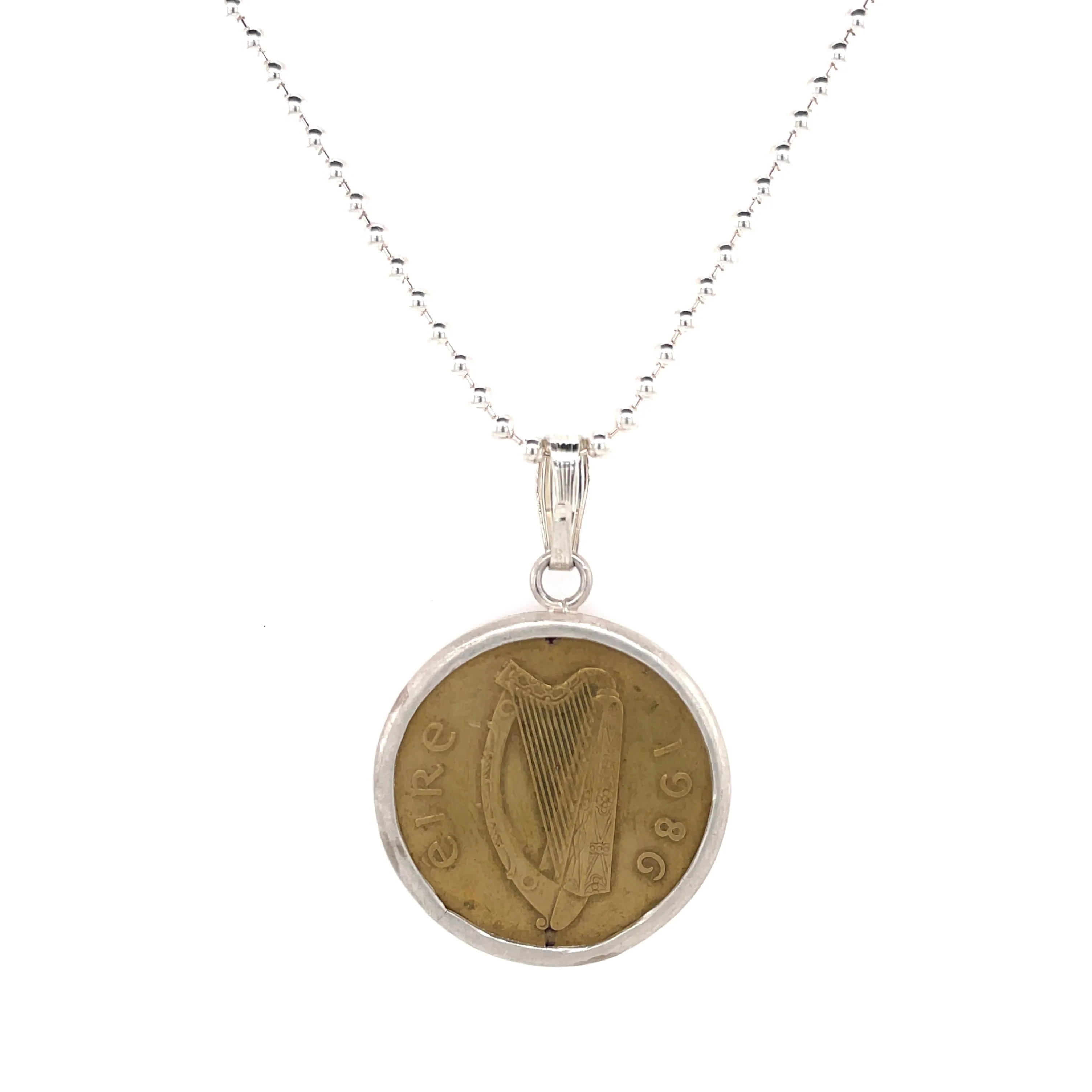 Irish 20 Pence Coin Necklace