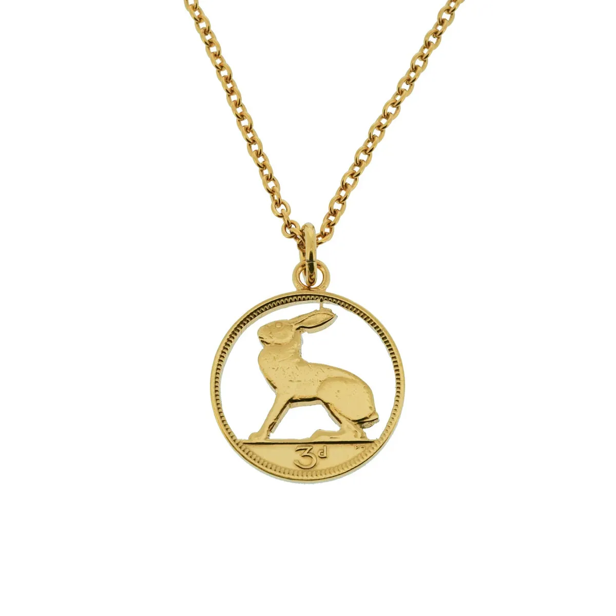 Irish Threepenny Coin Necklace
