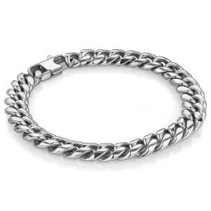 Italgem Stainless Steel (10mm) Miami Cuban Link Bracelet 8.25"