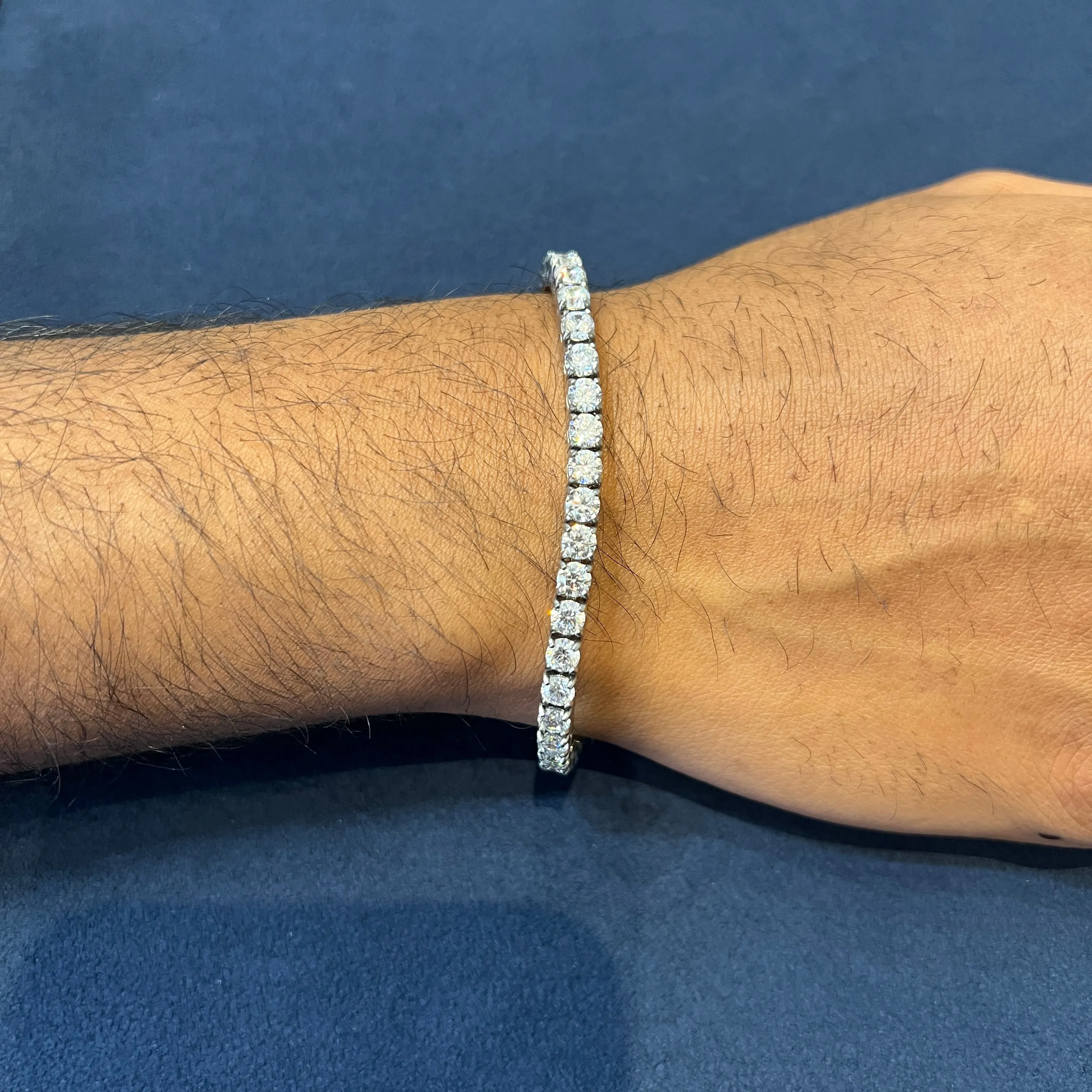 Italgem Stainless Steel (4mm) CZ Tennis Bracelet 8.5"