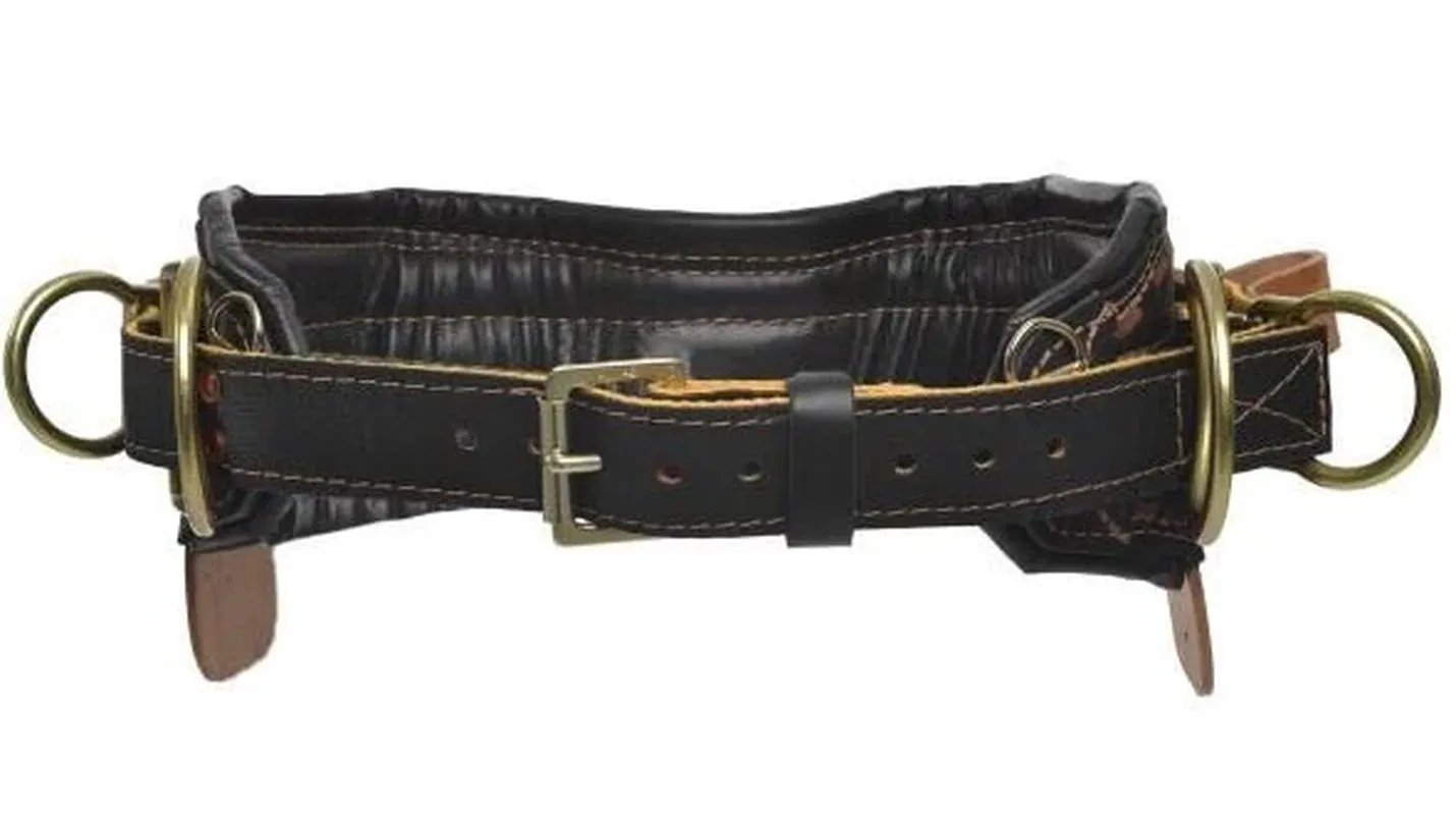 Jelco Lineman Belt Inline 4 D-Ring 556 Series Black Belt - 803