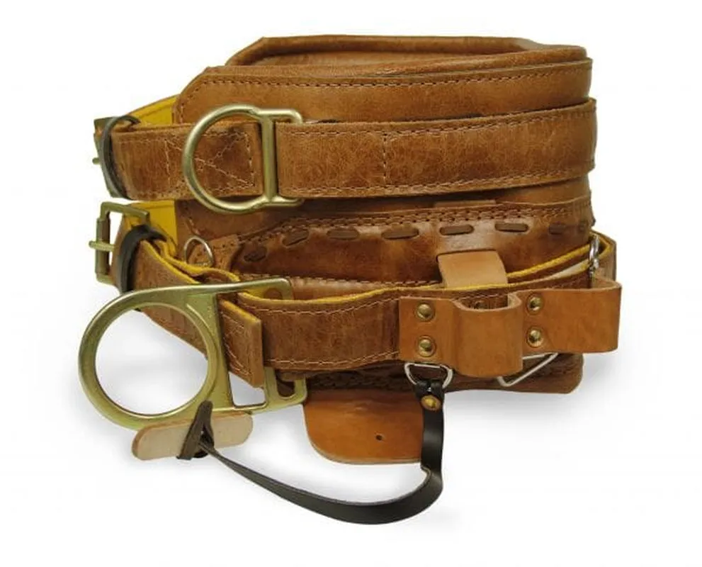Jelco Linemans Belt 551 Series 4 D-Ring Tradition Belt W/Tongue Buckle - 867__