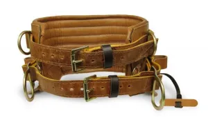 Jelco Linemans Belt 551 Series 4 D-Ring Tradition Belt W/Tongue Buckle - 867__