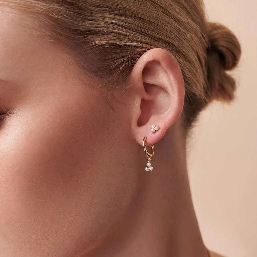 Jolie and Deen Nicolette Studs Gold
