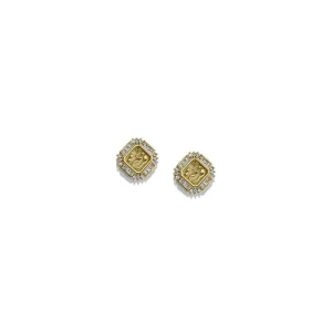 Joyful button earrings
