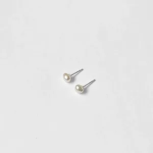 Keshi Pearl Studs - 5mm