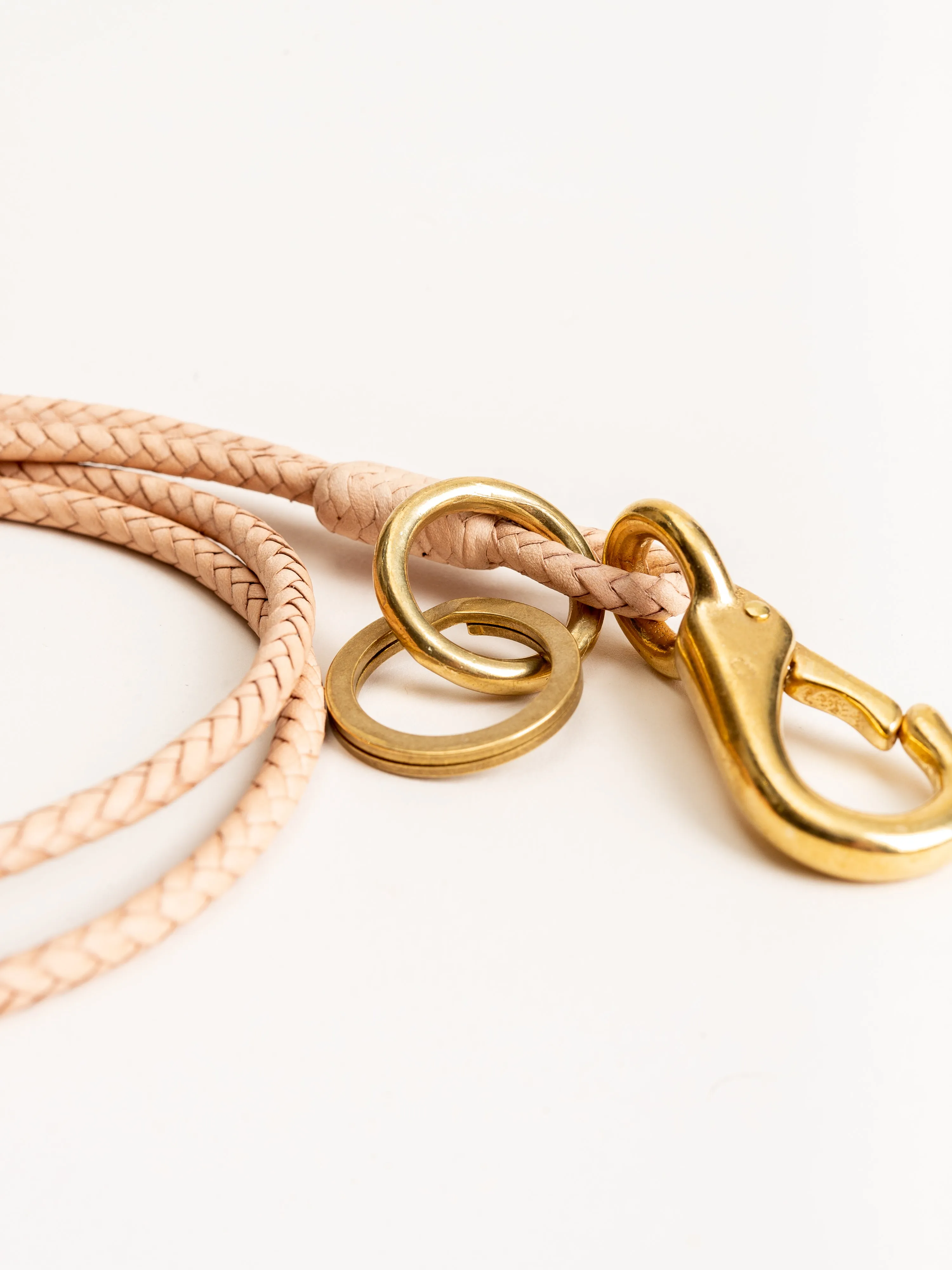 keychain long loop - natural
