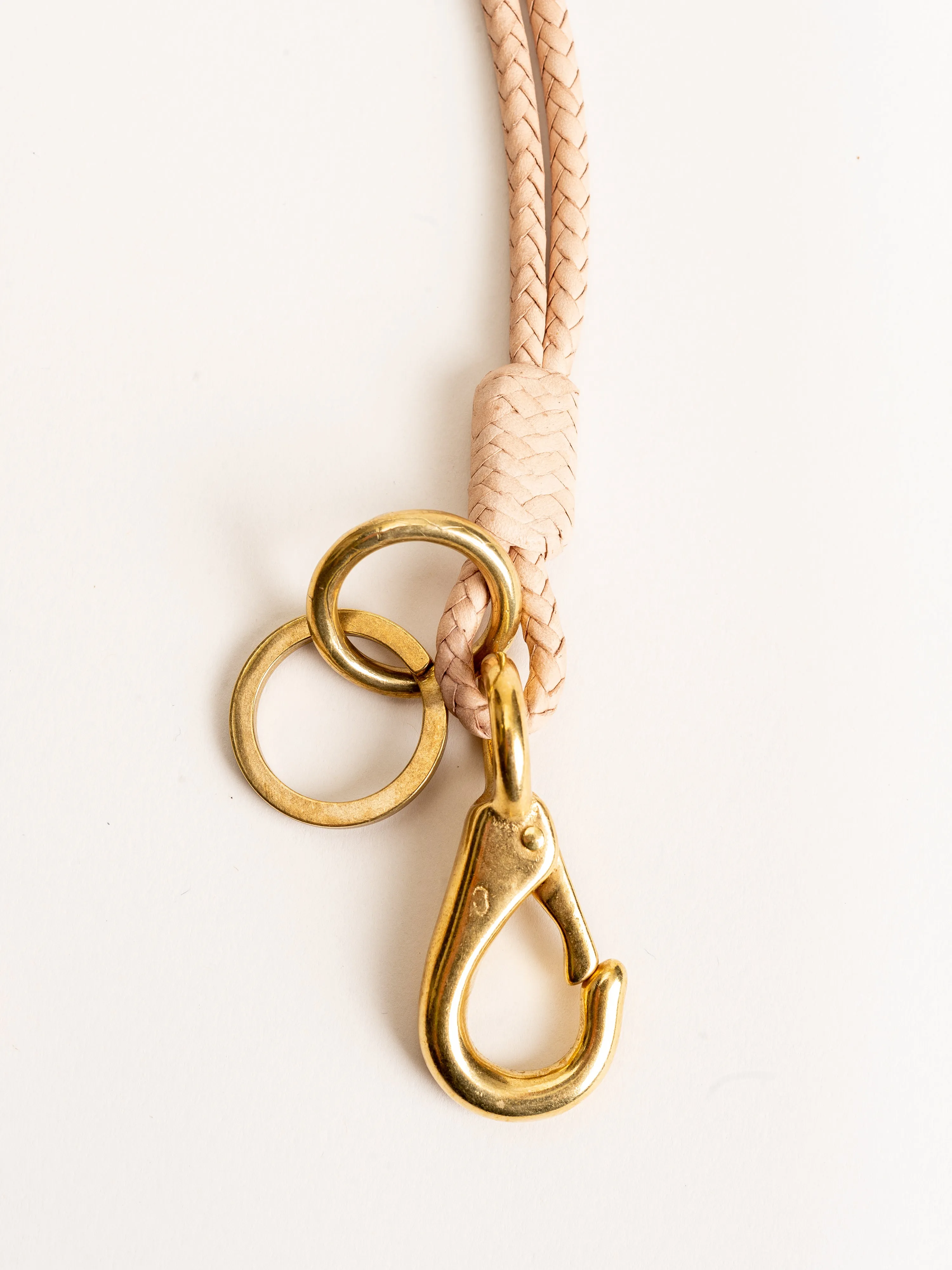 keychain long loop - natural