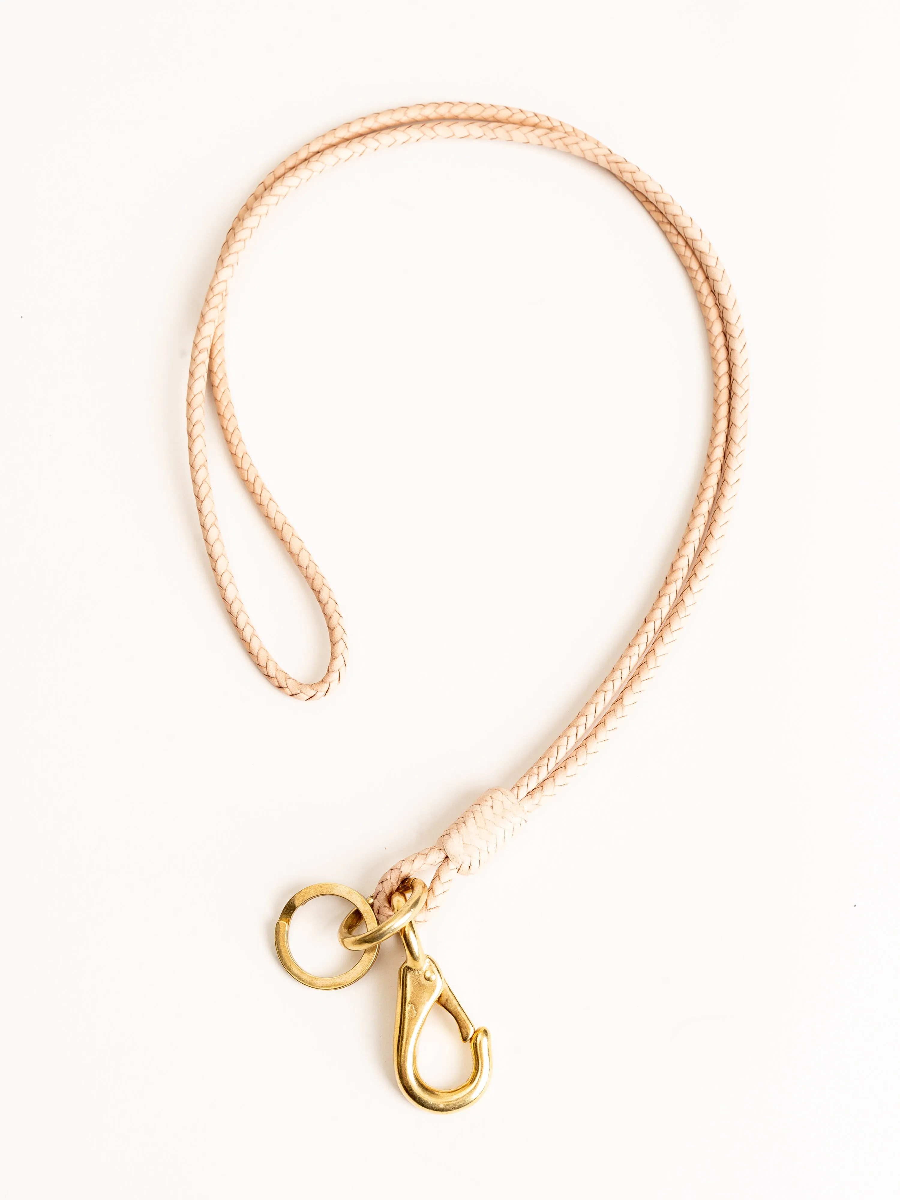 keychain long loop - natural