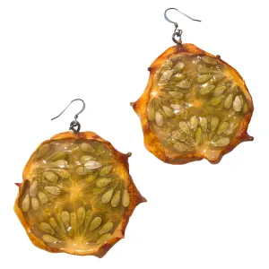 Kiwano Melon Earrings