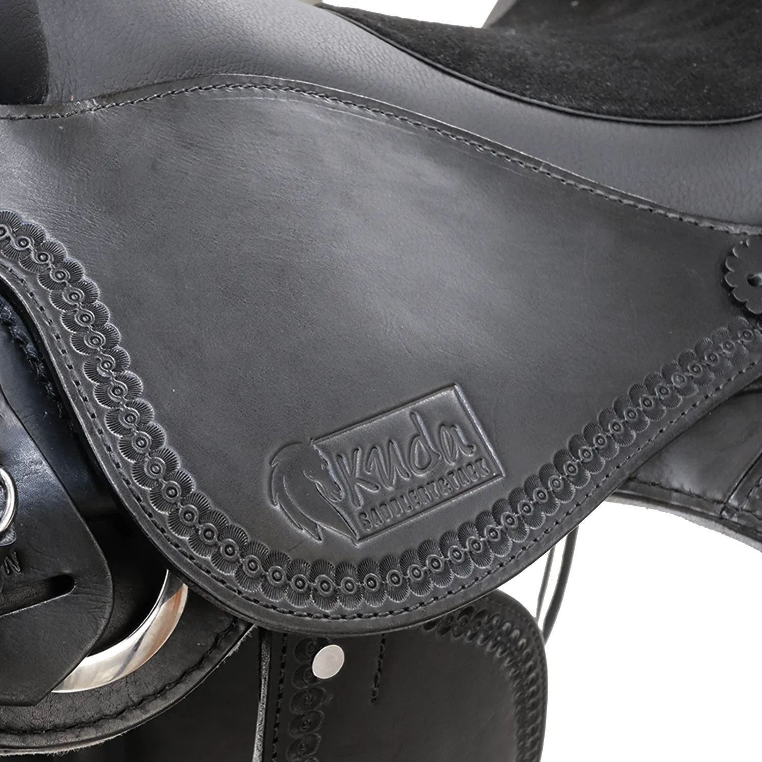 Kuda Flex Trail - 16" Black Narrow w/ Border Tooling- In Stock