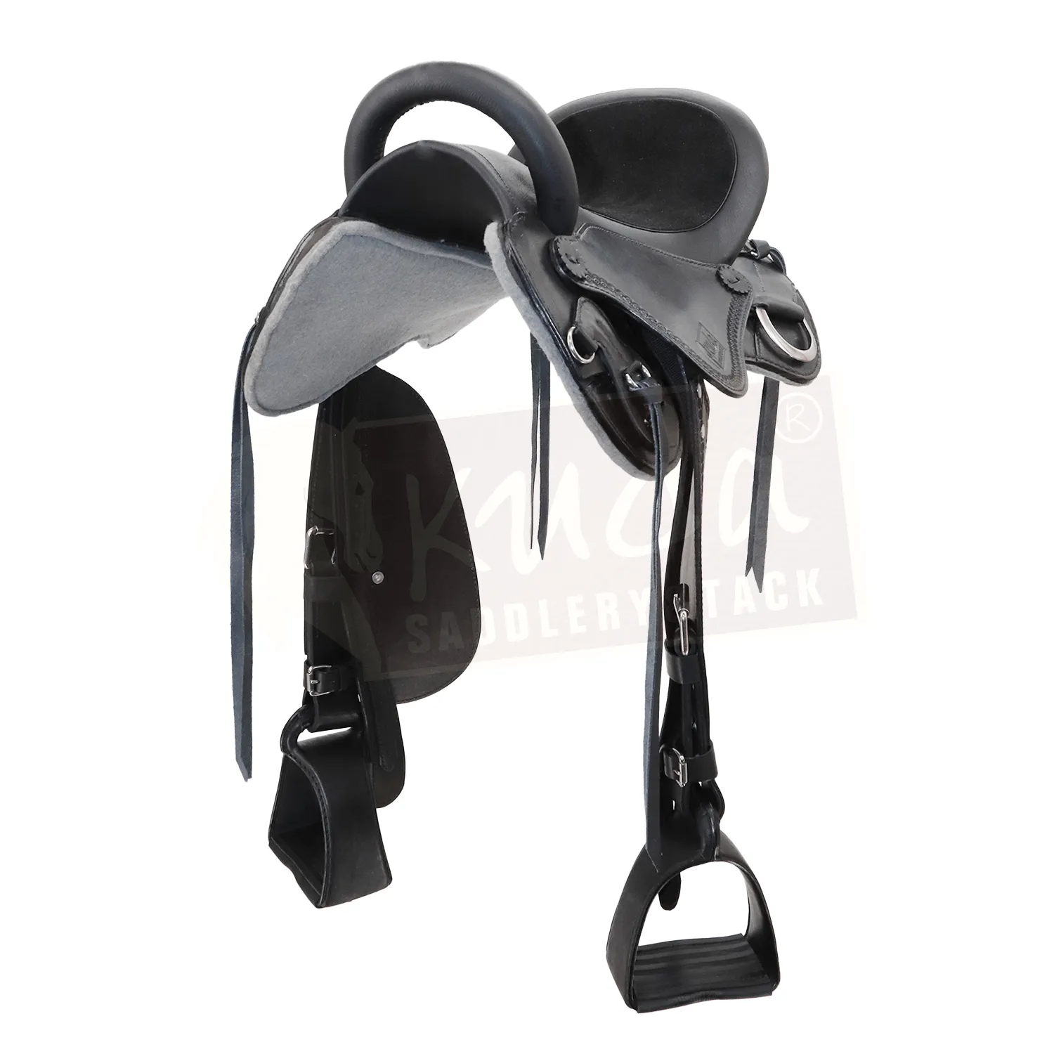 Kuda Flex Trail - 16" Black Narrow w/ Border Tooling- In Stock
