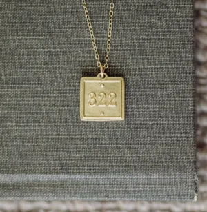Lamentations 3:22 - 16" Petite Pendant Necklace