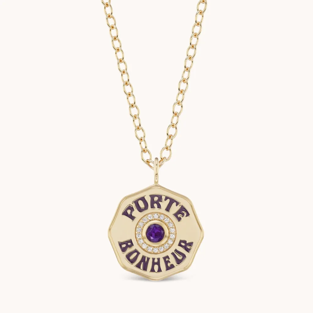 Large Porte Bonheur Amethyst