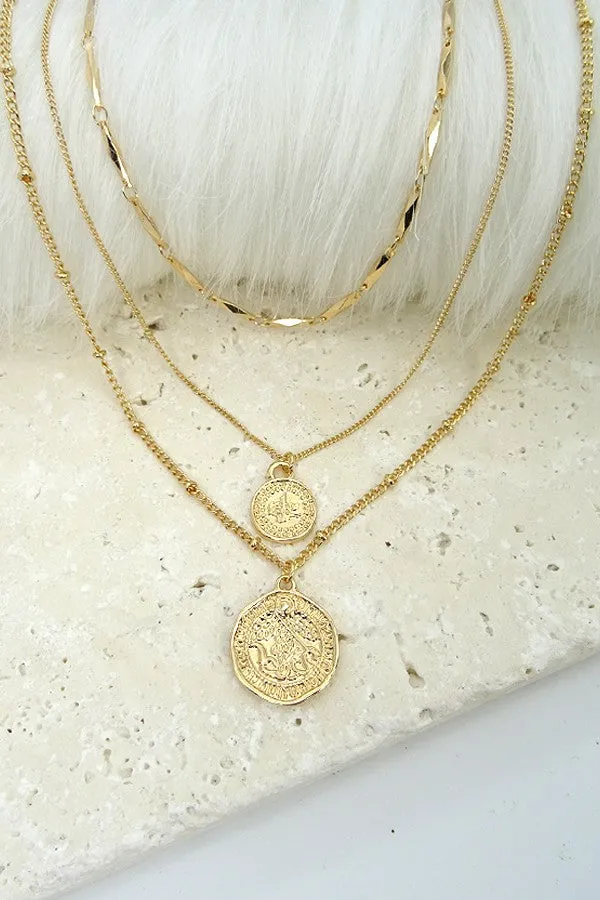 LAYERED COIN NECKLACE | 470118695