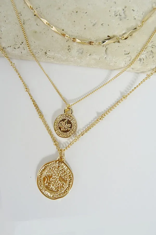 LAYERED COIN NECKLACE | 470118695