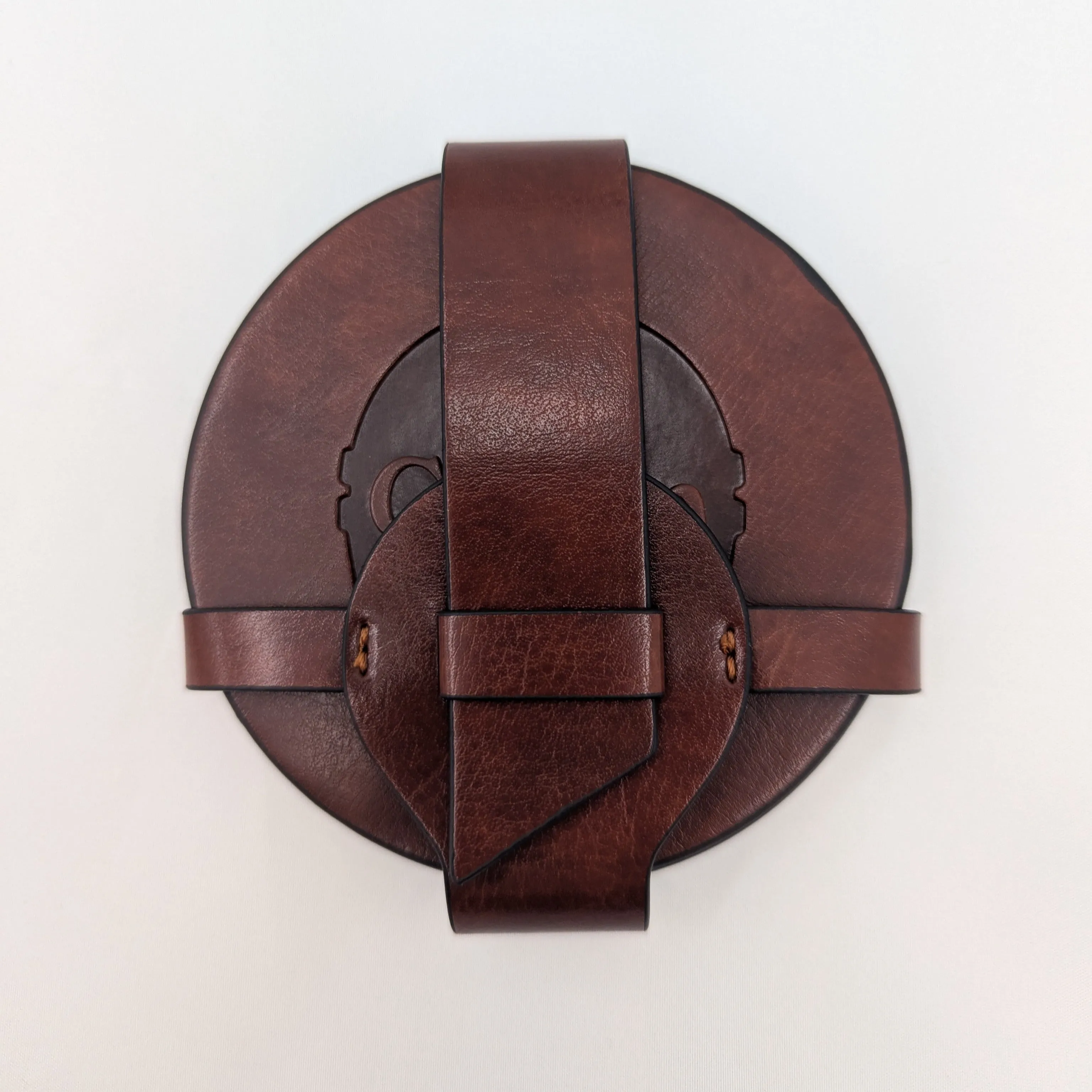 Leather Coasters EGG Silhouette
