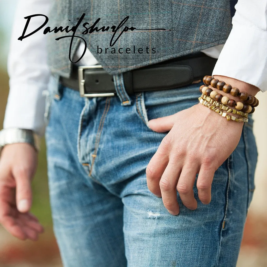 Light Brown Wooded Bracelet - Men's HANDMADE Bracelet