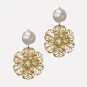 Lila Perla Studs