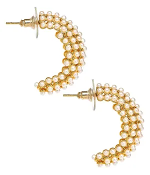 Lisi Lerch Blakely Pearl Hoop Earrings