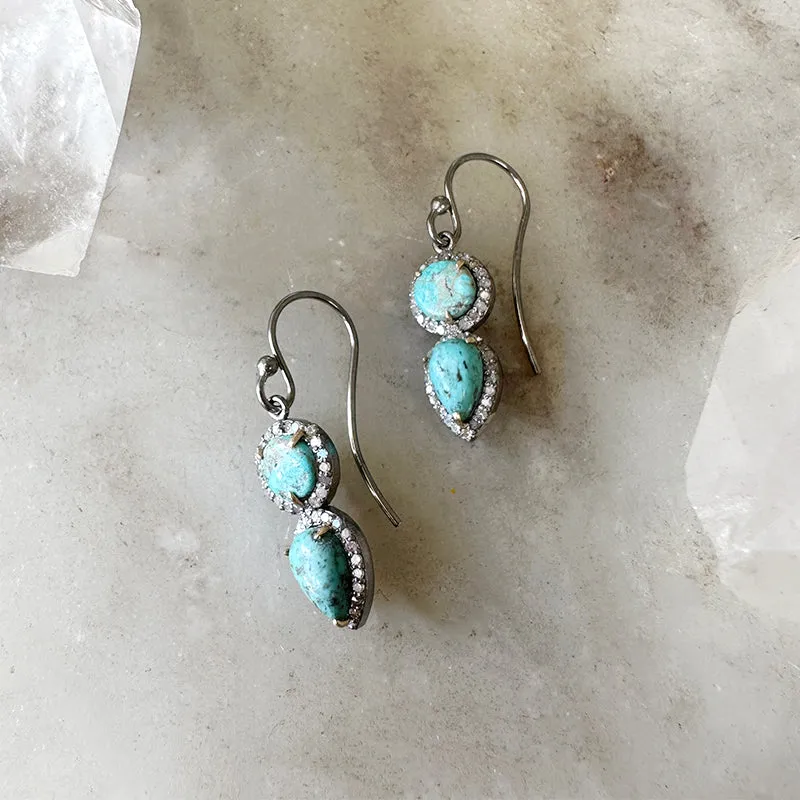 Livia Turquoise Drop Earrings