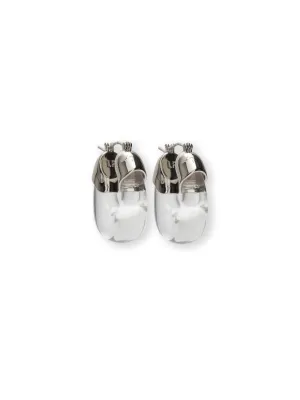 Lizzie Fortunato Mini Organic Hoops in Silver/Clear