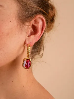 Léonie Earrings Pink