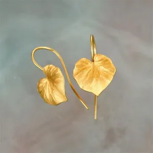 Lotus Petal Flower Stud Earrings For Women Party Gift Jewelry