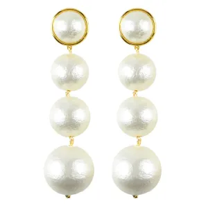 Luna Triple Drop Earrings (WS)