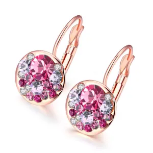 Luxury Blue Stud Earrings For Women  Anniverssary Jewelry Gift