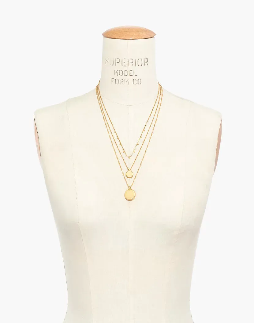 Madewell Coin Necklace Set