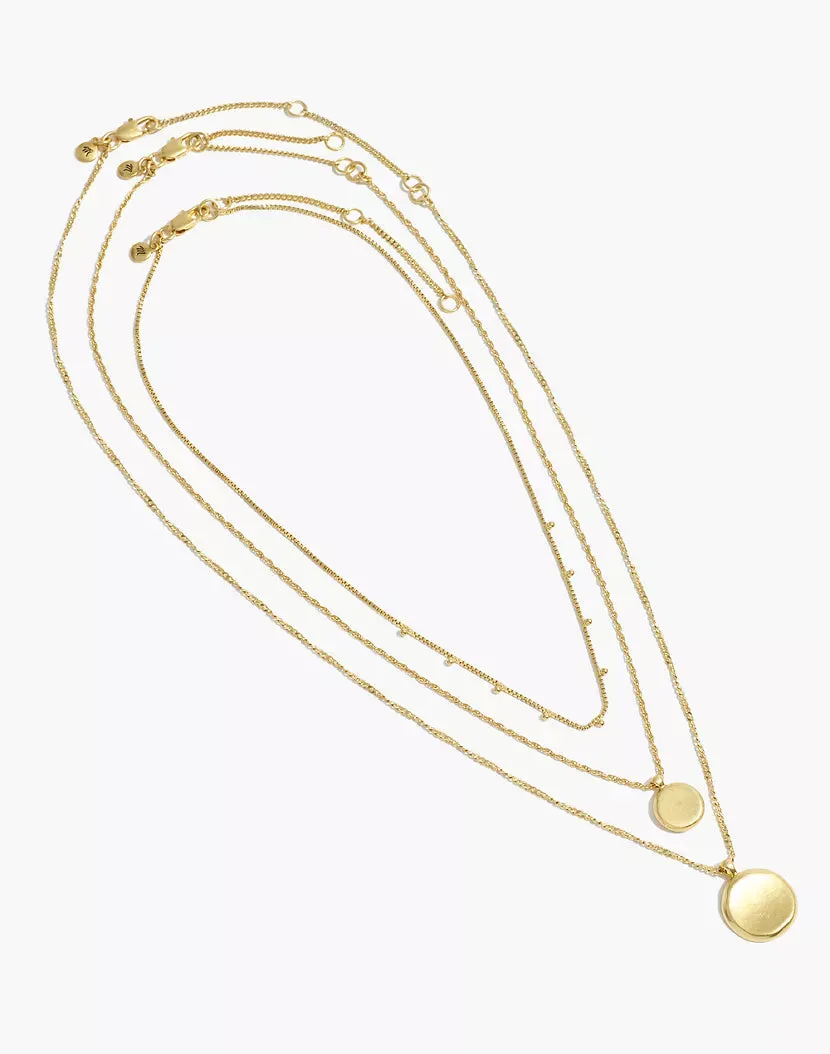 Madewell Coin Necklace Set