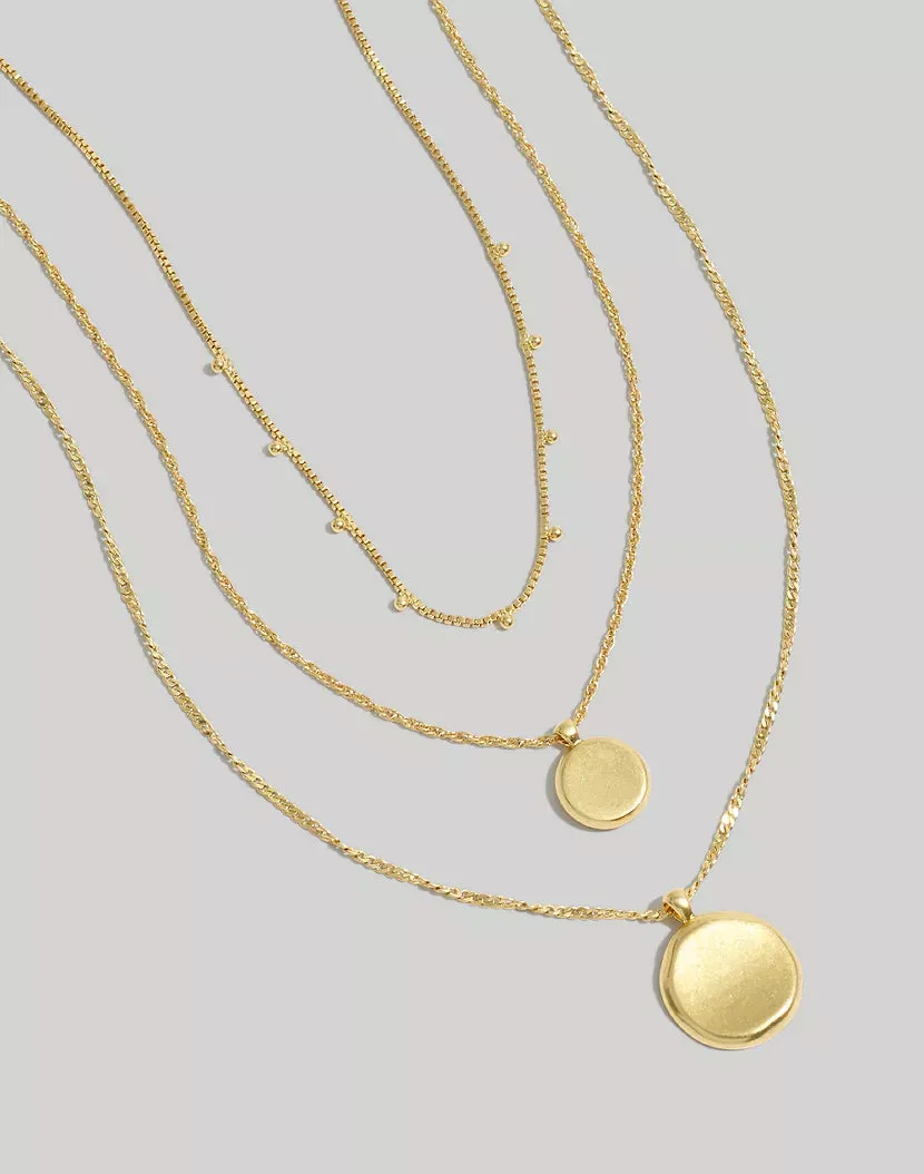 Madewell Coin Necklace Set