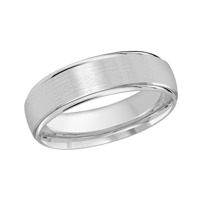 Malo (6mm) Gold Brushed Finish and Polished Edge Band