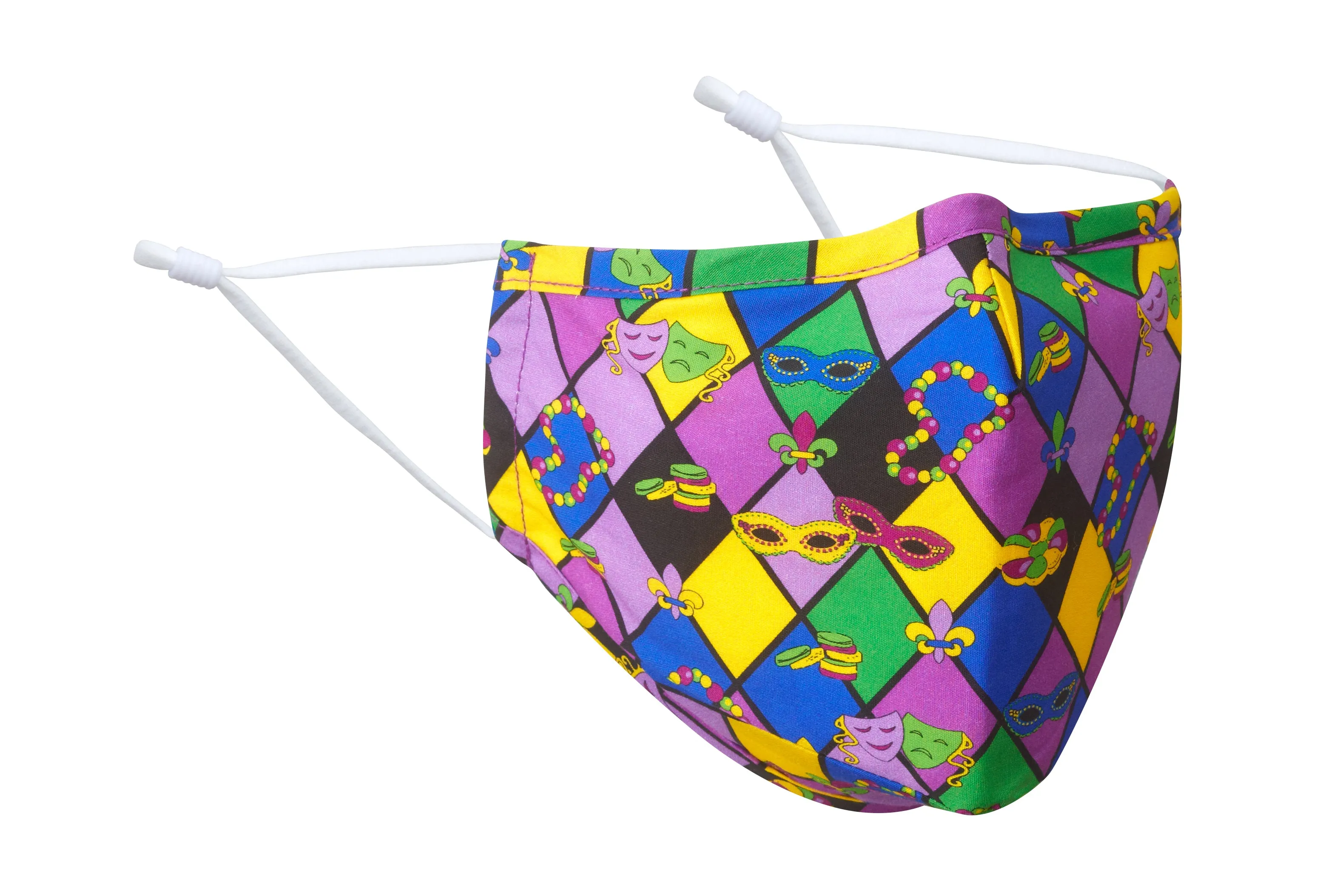 Mardi Gras Face Mask