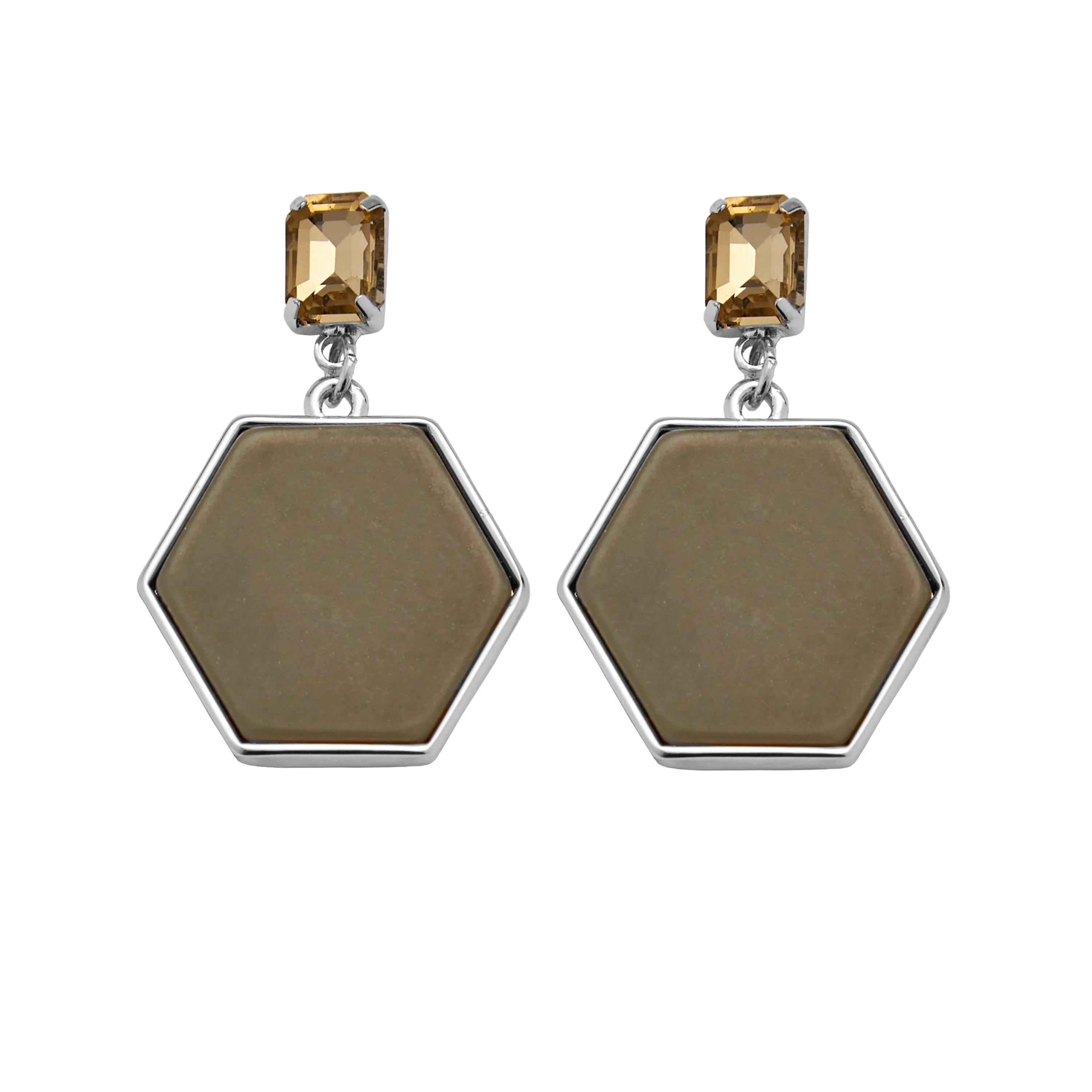 Margarita Earrings in Silver