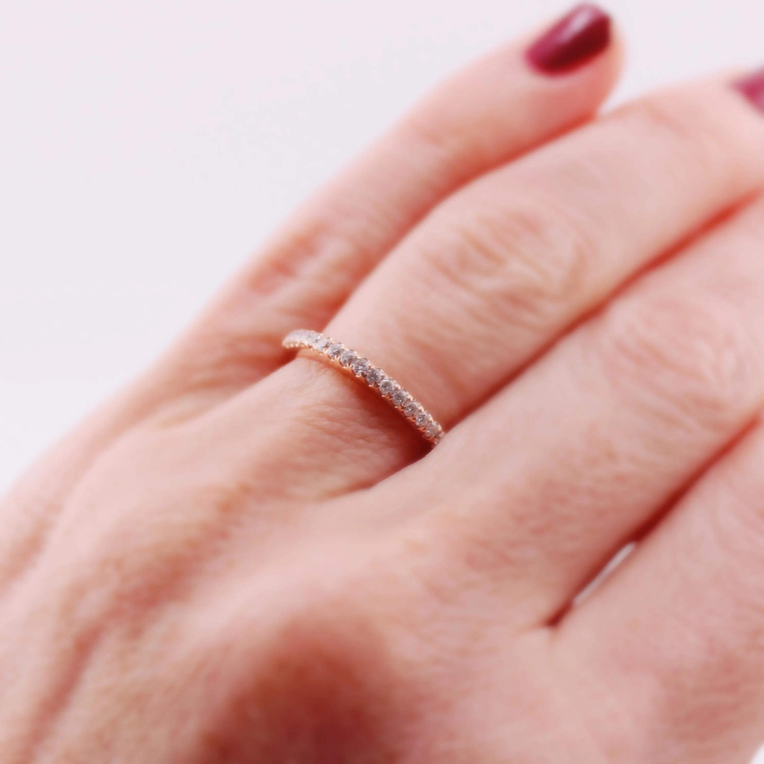 Melody Rose Gold Diamond Band