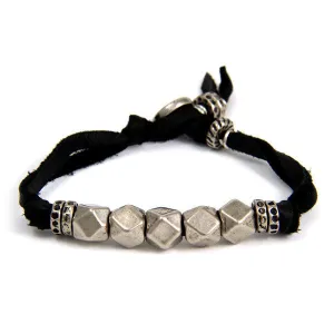 Mens Donut Ring Butter Scotch Irish Linen Bracelet
